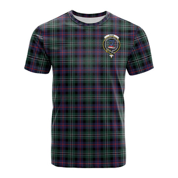 Rose Hunting Modern Tartan T-Shirt with Family Crest