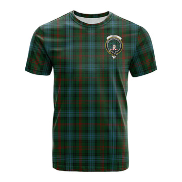 Ross Hunting Tartan T-Shirt with Family Crest