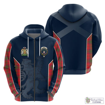 Ross Modern Tartan Hoodie with Family Crest and Lion Rampant Vibes Sport Style