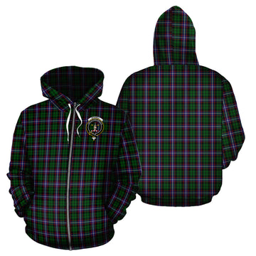 Russell Tartan Hoodie with Family Crest