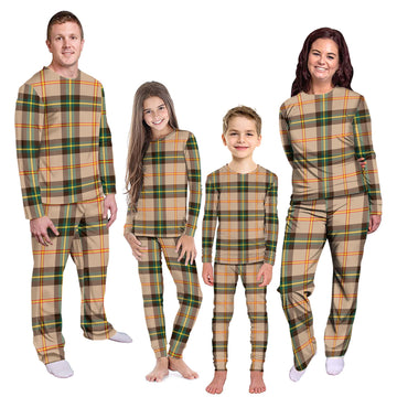 Saskatchewan Province Canada Tartan Pajamas Family Set