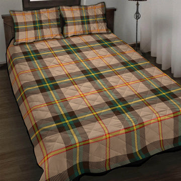 Saskatchewan Province Canada Tartan Quilt Bed Set