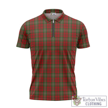 Scott Tartan Zipper Polo Shirt