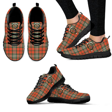 Scott Ancient Tartan Sneakers with Family Crest