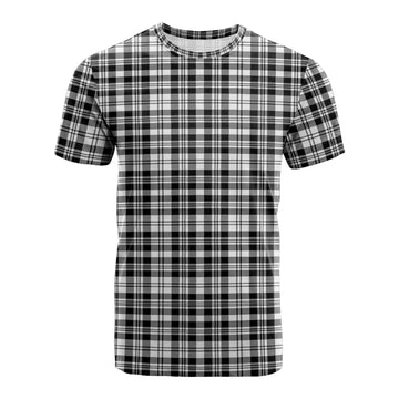 Scott Black White Tartan T-Shirt