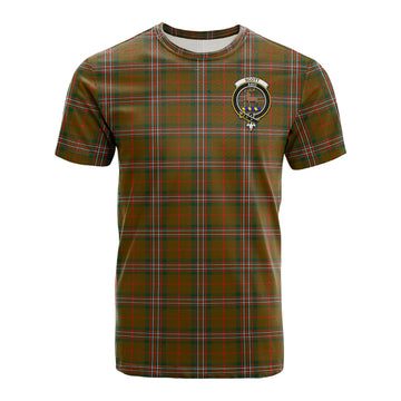 Scott Brown Modern Tartan T-Shirt with Family Crest