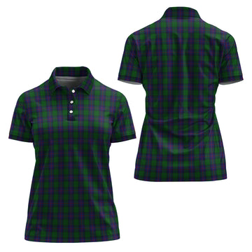 Shaw Tartan Polo Shirt For Women