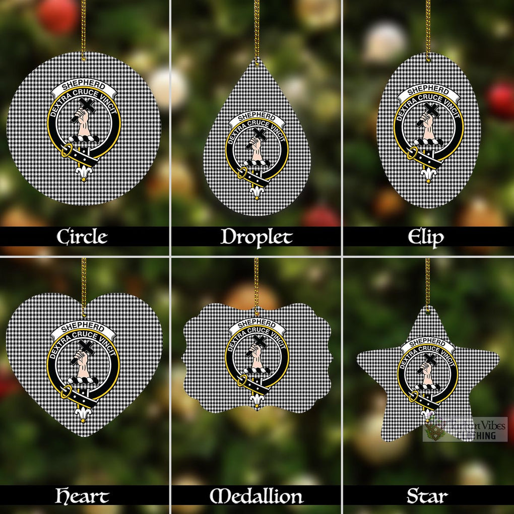 Johnston of Caskieben Tartan Crest Christmas Ceramic Ornament
