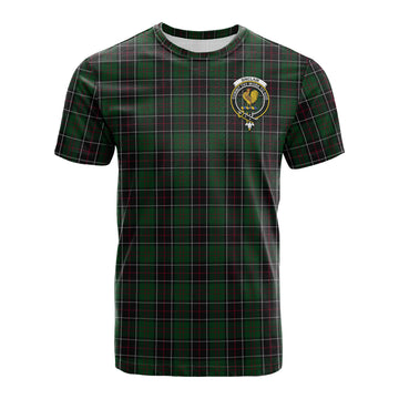Sinclair Hunting Tartan T-Shirt with Family Crest