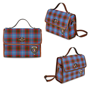 Skirving Tartan Waterproof Canvas Bag with Family Crest