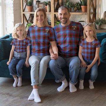 Skirving Tartan T-Shirt with Family Crest