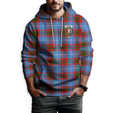 Skirving Tartan Hoodie with Family Crest