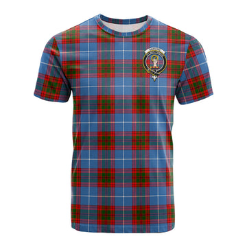 Skirving Tartan T-Shirt with Family Crest