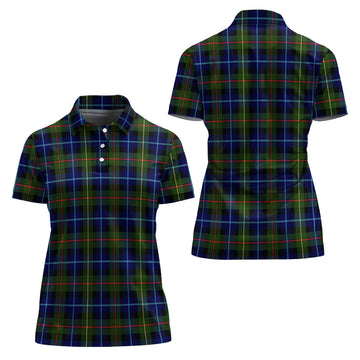 Smith Modern Tartan Polo Shirt For Women