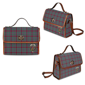 Spens (Spence) Tartan Waterproof Canvas Bag with Family Crest