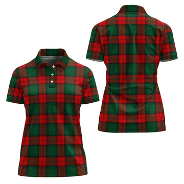 Stewart Atholl Modern Tartan Polo Shirt For Women