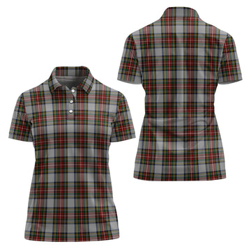 Stewart Dress Tartan Polo Shirt For Women