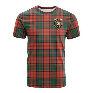Stewart of Appin Ancient Tartan T-Shirt with Family Crest