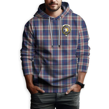 Stewart of Appin Hunting Dress Tartan Hoodie with Family Crest