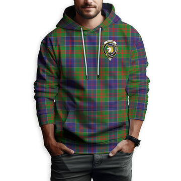 Stewart of Appin Hunting Modern Tartan Hoodie with Family Crest