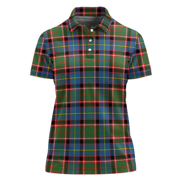 Stirling Bannockburn Tartan Polo Shirt For Women