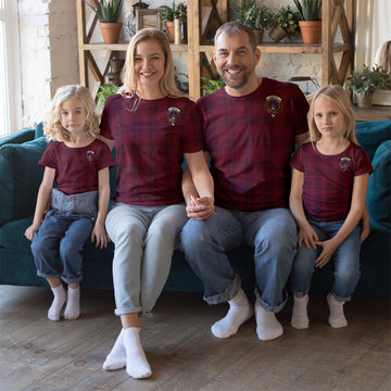 Stirling of Keir Tartan T-Shirt with Family Crest