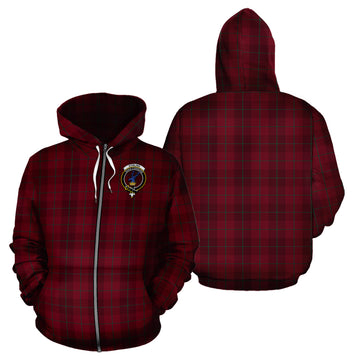 Stirling of Keir Tartan Hoodie with Family Crest