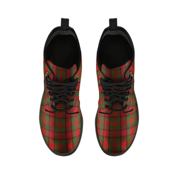 Tipperary County Ireland Tartan Leather Boots