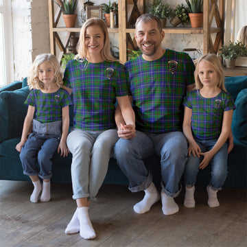 Turnbull Hunting Tartan T-Shirt with Family Crest