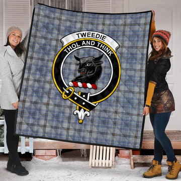 Tweedie Tartan Quilt with Family Crest
