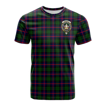 Urquhart Modern Tartan T-Shirt with Family Crest