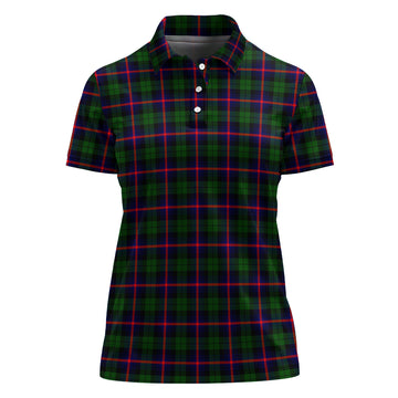 Urquhart Modern Tartan Polo Shirt For Women