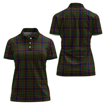 Vosko Tartan Polo Shirt For Women