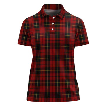 Wallace Tartan Polo Shirt For Women
