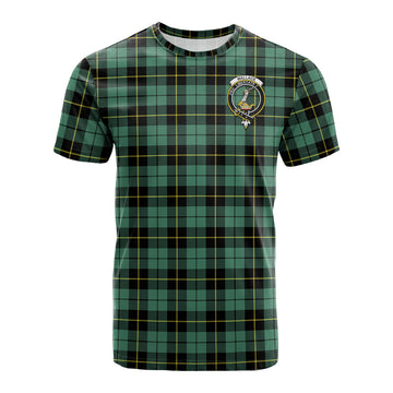 Wallace Hunting Ancient Tartan T-Shirt with Family Crest