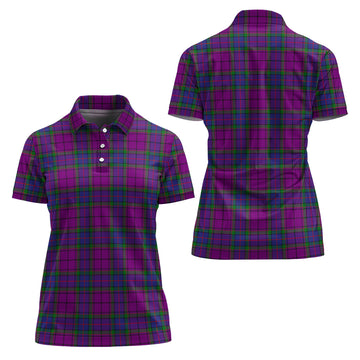 Wardlaw Modern Tartan Polo Shirt For Women