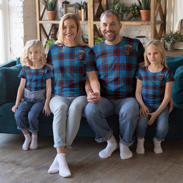 Wedderburn Tartan T-Shirt with Family Crest