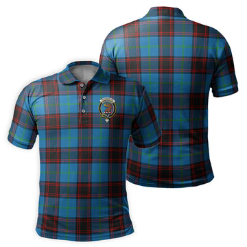 Wedderburn Tartan Men's Polo Shirt with Family Crest