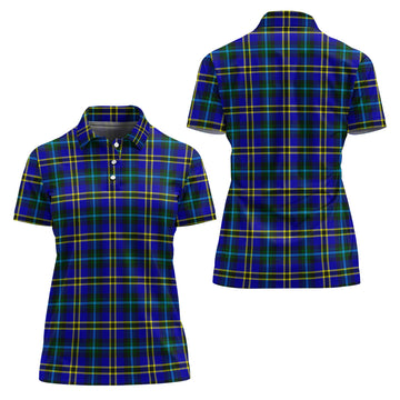 Weir Modern Tartan Polo Shirt For Women