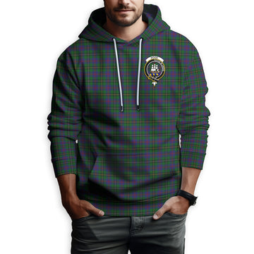 Wood Tartan Hoodie with Family Crest