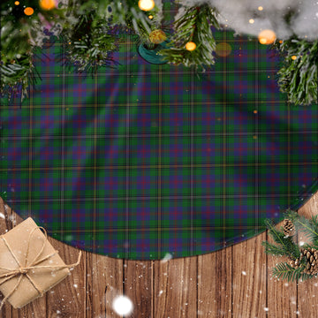 Wood Tartan Christmas Tree Skirt