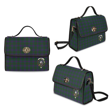 Wood Tartan Waterproof Canvas Bag with Family Crest