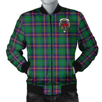 Young Modern Tartan Bomber Jacket with Family Crest