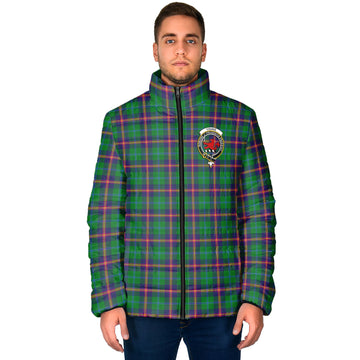 Young Modern Tartan Padded Jacket with Family Crest