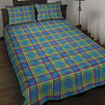 Yukon Territory Canada Tartan Quilt Bed Set