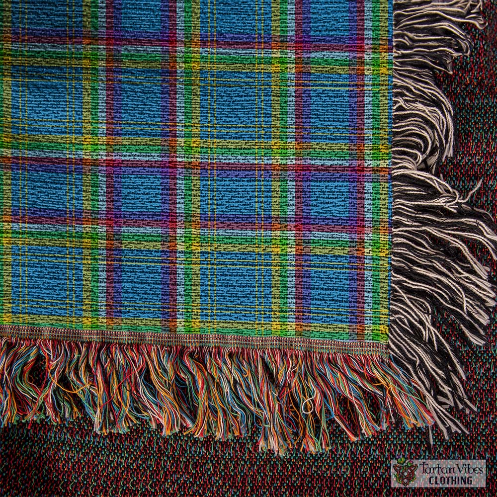 Tartan Vibes Clothing Yukon Territory Canada Tartan Woven Blanket