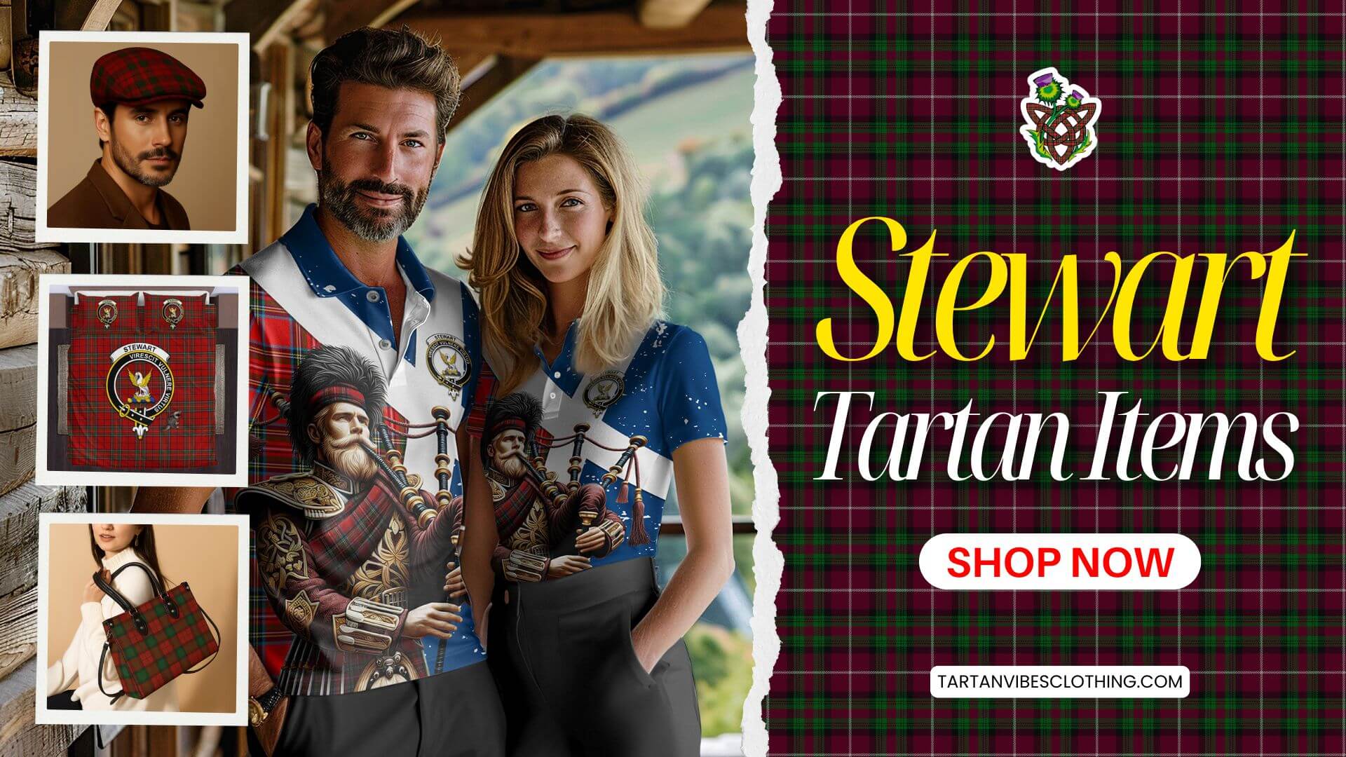 Stewart Tartan Items