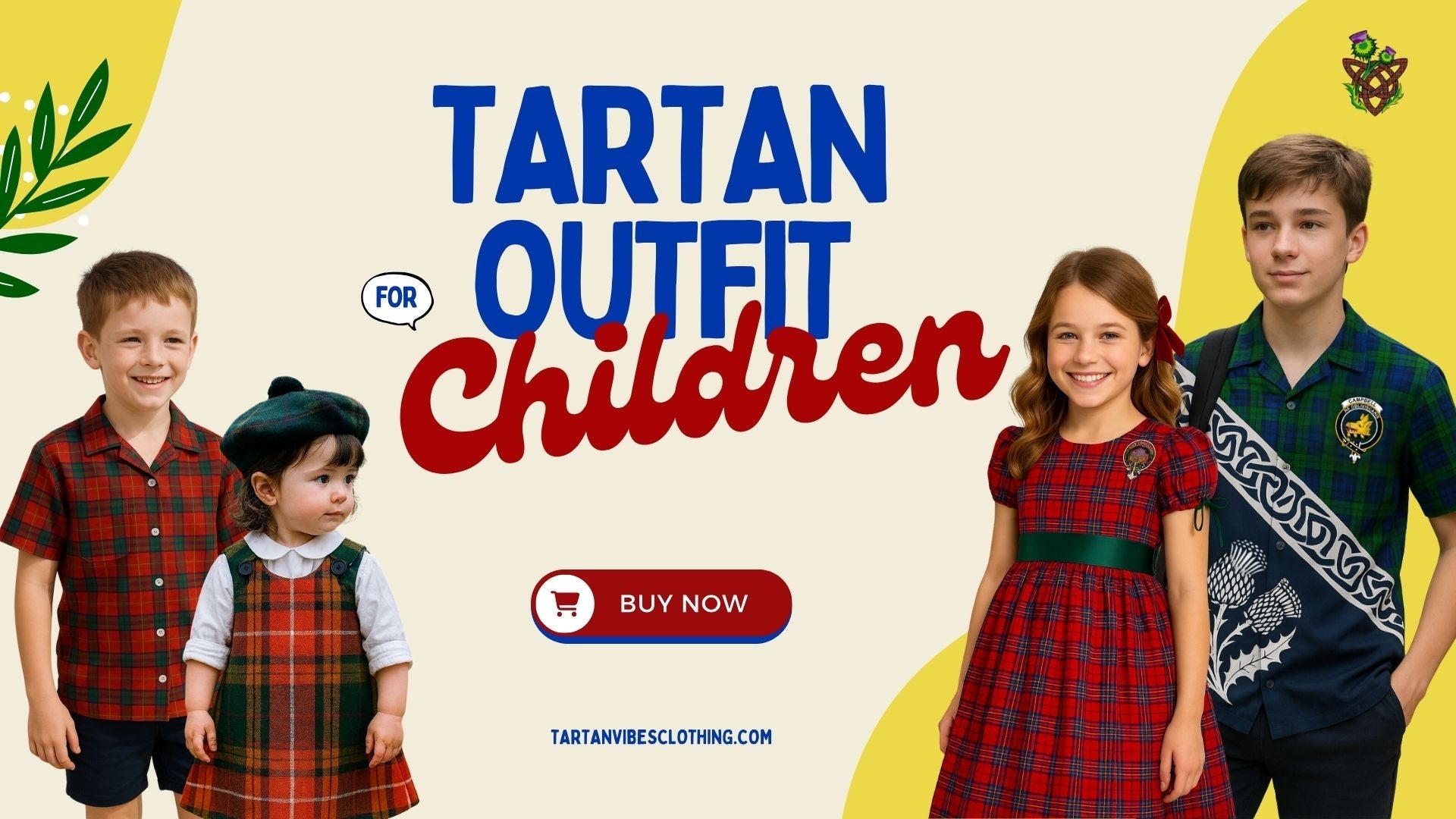 Scottish Tartan Outfit Ideas for Children