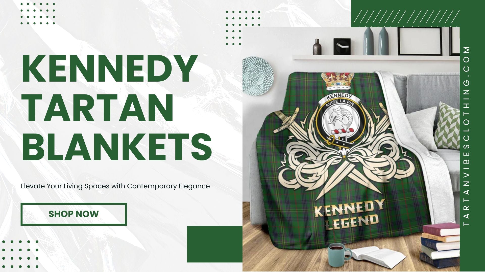 Kennedy Tartan Blanket