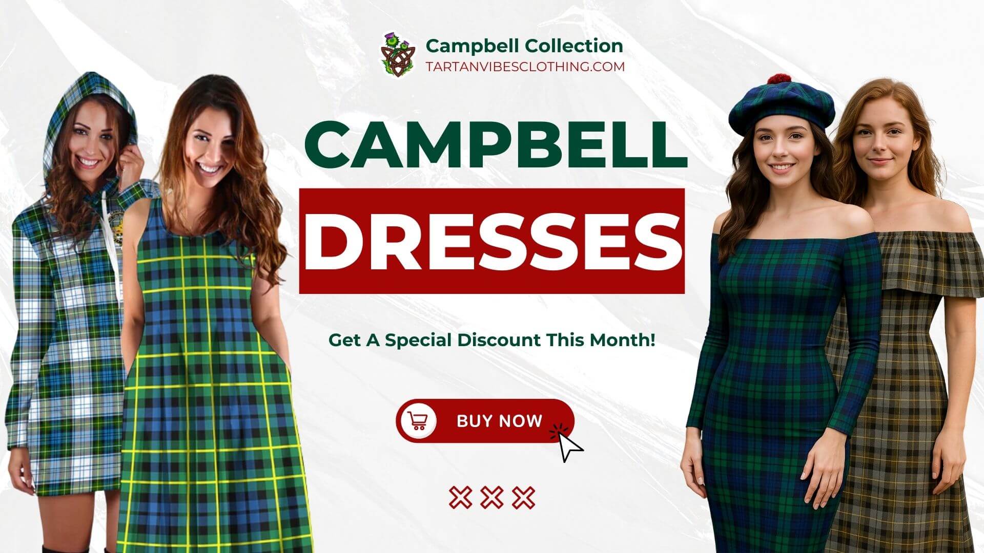 Campbell Tartan Dresses